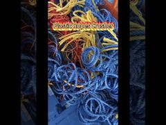 เครื่องบดเชือกพลาสติก HDPE PE สำหรับงานหนัก 200-500 กก./ชม.