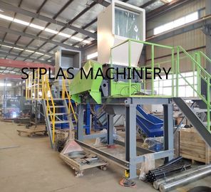 Economic PET Recycling Machine , High Capacity Hot PET Bottle Flakes Washing Line